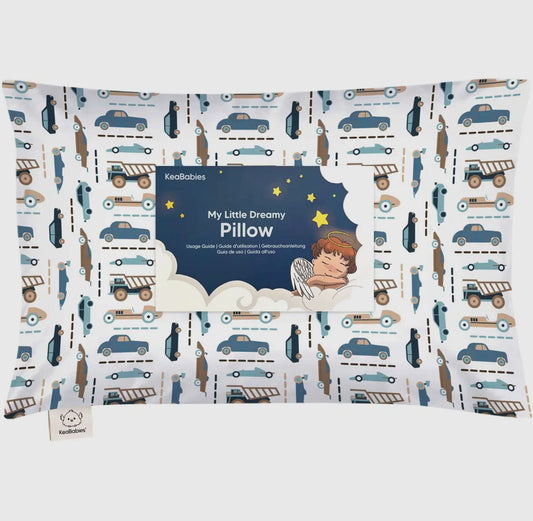 Toddler Pillow with Pillowcase - 33x45cm Car
