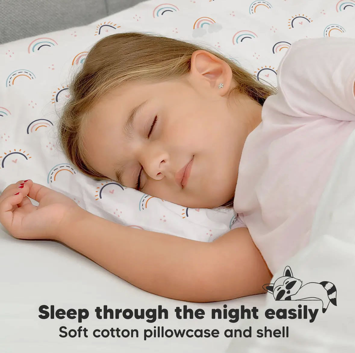 Toddler Pillow with Pillowcase - 33x45cm