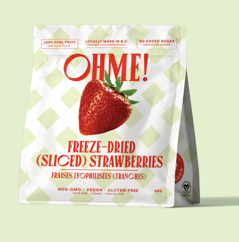 OHME Freeze Dried Fruit Snacks Strawberry