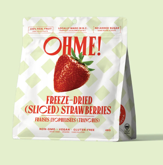OHME Freeze Dried Fruit Snacks Strawberry