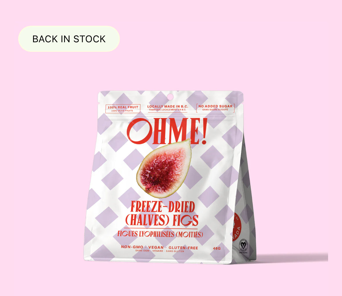 OHME Freeze Dried Fruit Snacks Fig