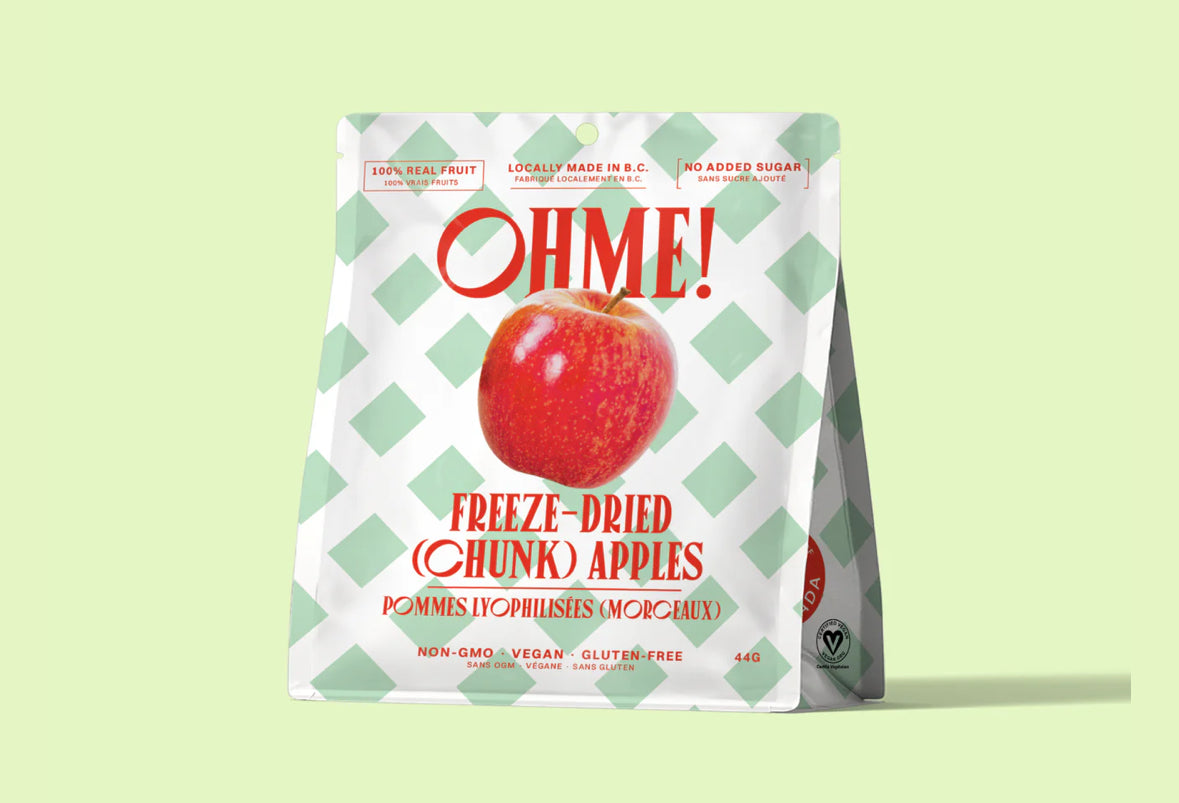 OHME Freeze Dried Fruit Snacks Apple