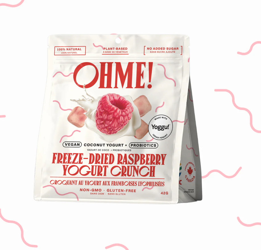 OHME Freeze Dried Yogurt Crunch Raspberry Yogurt