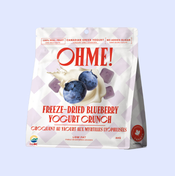 OHME Freeze Dried Yogurt Crunch Blueberry Yogurt