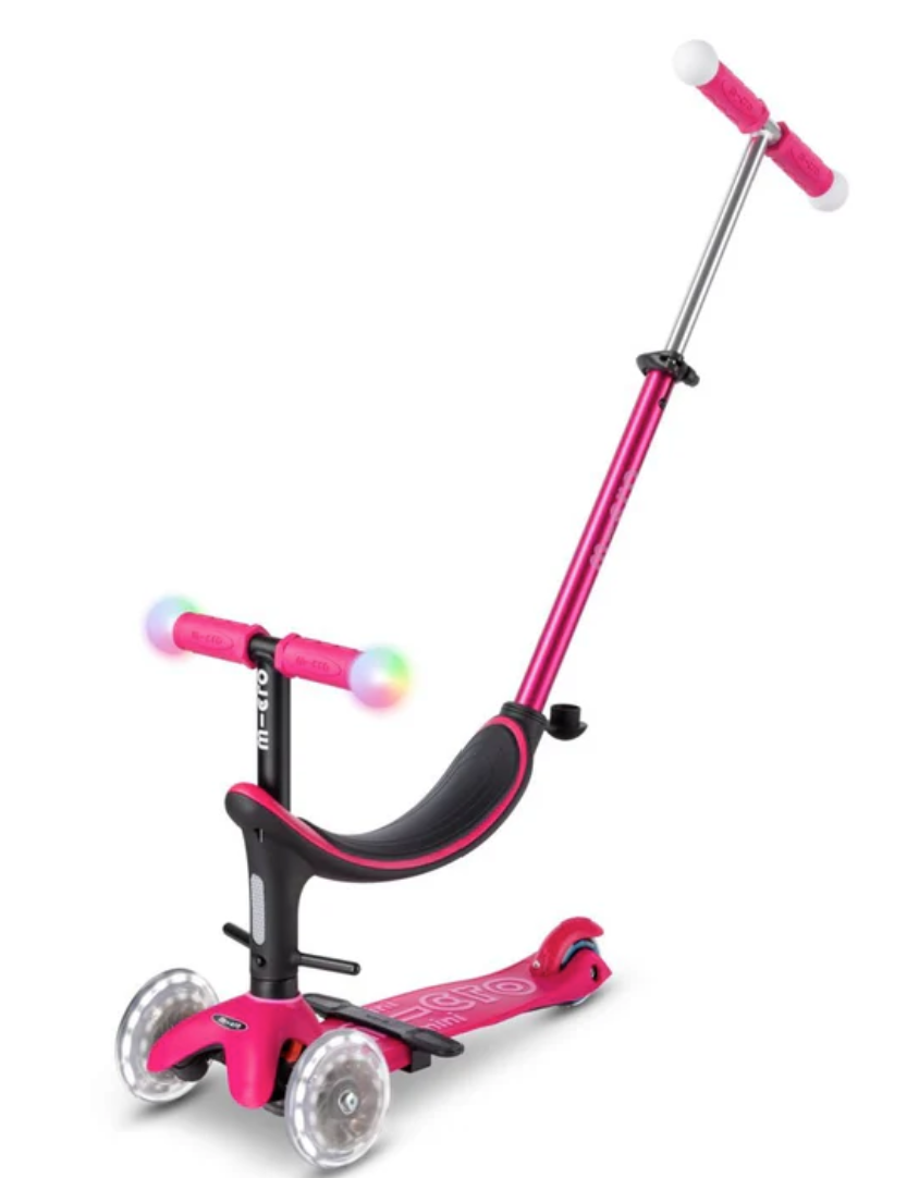 Micro Mini2Grow Magic LED Scooter Pink