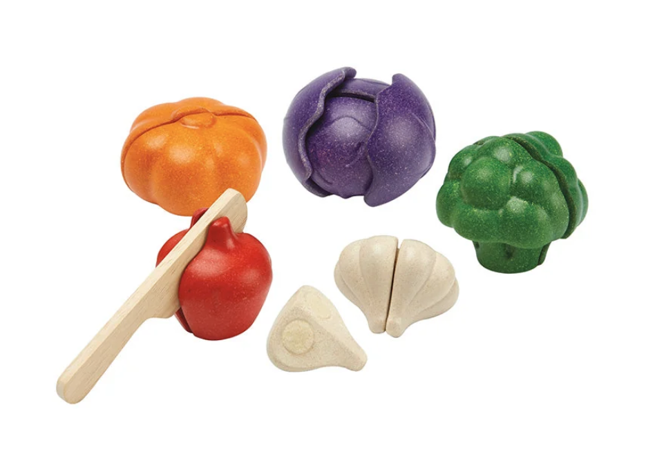 Plantoys - 5 Colors Veggie Set