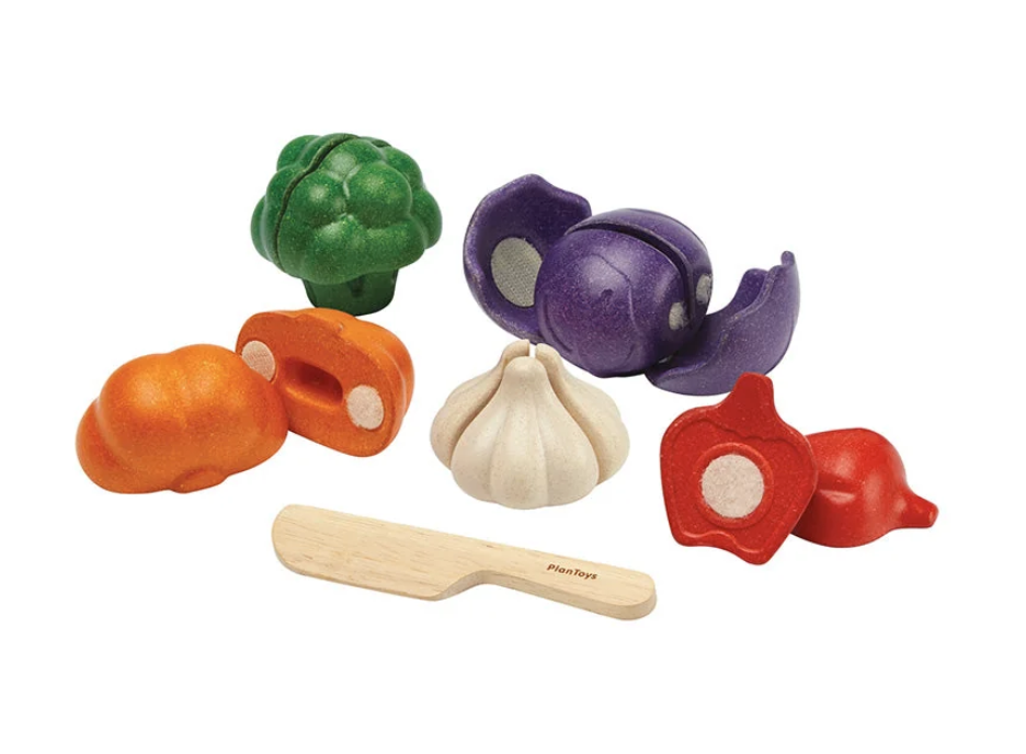 Plantoys - 5 Colors Veggie Set