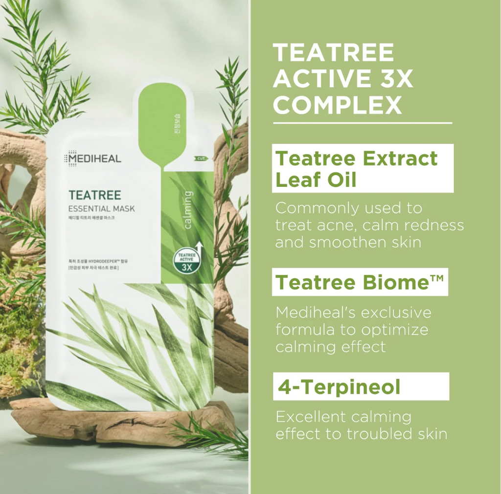 Mediheal Teatree Essential Mask - 10 PCS