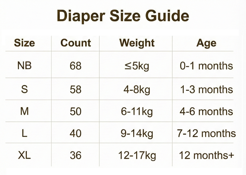 山茶花纸尿裤（贴腰型)