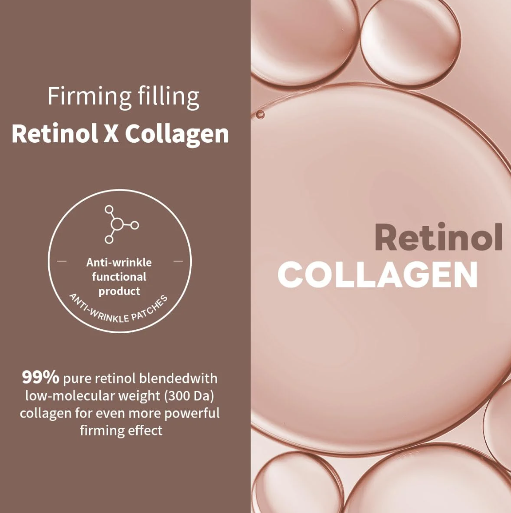 MEDIHEAL Retinol Collagen Cream Lifting Mask 4Pcs